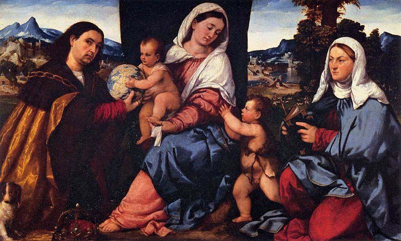 Bonifacio de Pitati Sacra Conversazione France oil painting art